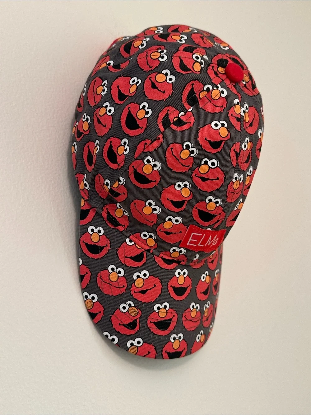 Sesame Street Elmo 100% Cotton Vintage Style Youth Ballcap Hat